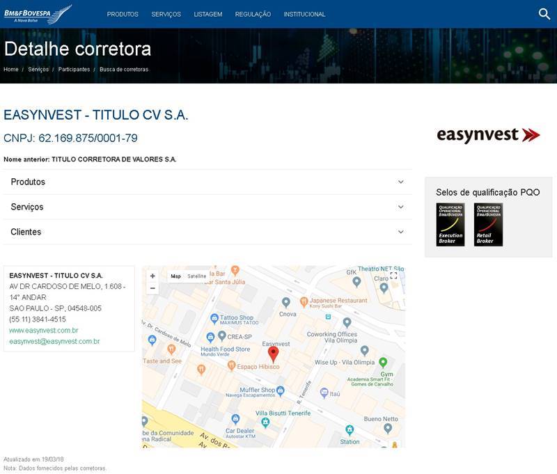 Easynvest é confiável?