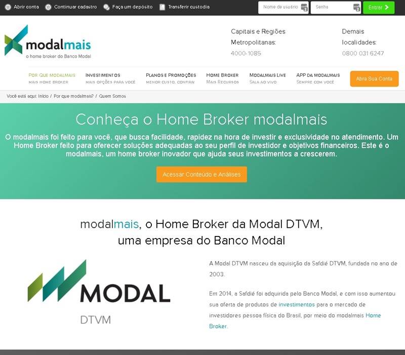 Modalmais é confiável