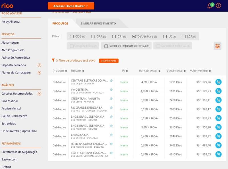 Debentures o que é?