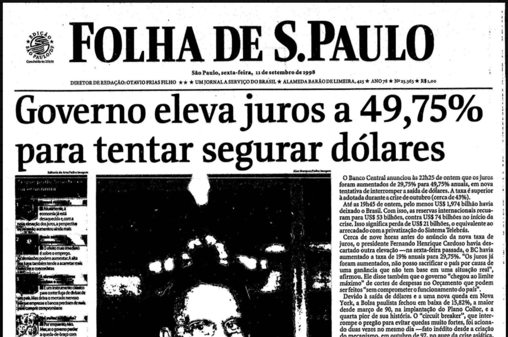 juros dólar 
