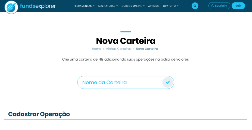 Carteira Funds Explorer